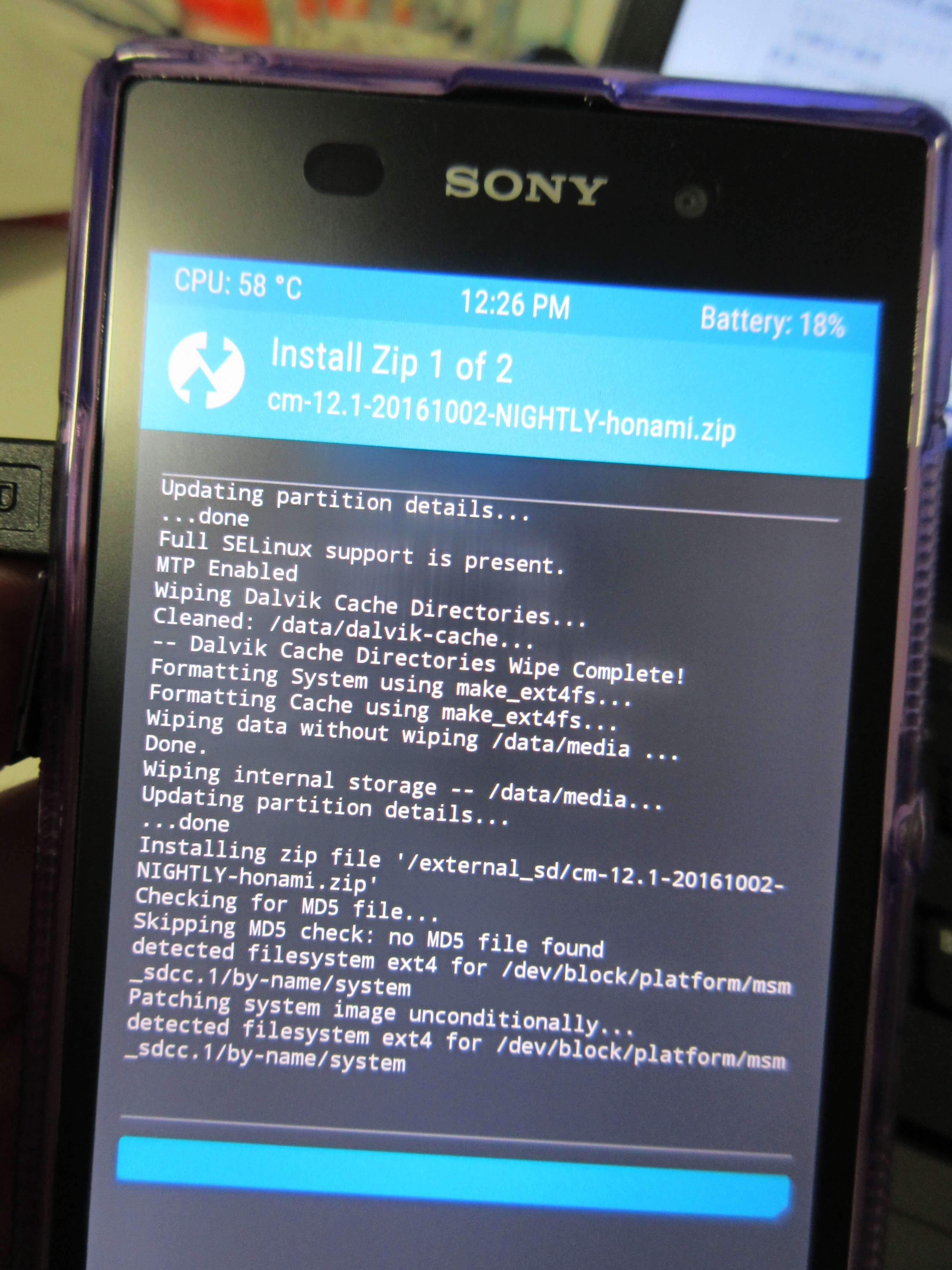 海外版XPERIA Z1